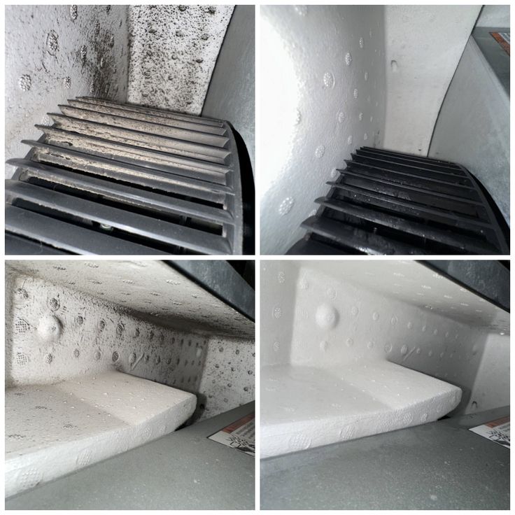 Grille & coque — comparatif avant et après intervention ClimPure